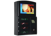 Wall Mount Coin Bill Card Operated Cell Phone Station , Secured Lockers Phone Charging Station Kiosk