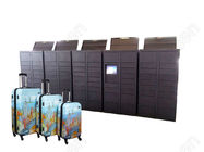 Credit Card Payment 32" Luggage Lockers With Advertising Screen
