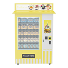 Sandwich Cupcake Fruit Vending Machine With Lift Coolant Function 22 inch LCD
