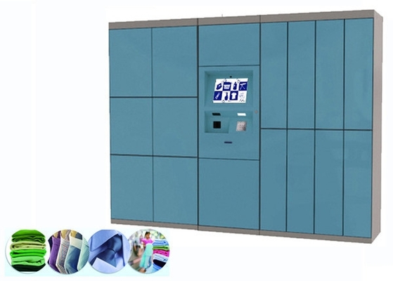 24 Hour Self Service Laundry Lockers Customize Outdoor Wash Wardrobe Parcel Delivery Locker With Remote