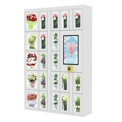 24/7 Different Doors Flowers Locker Vending Machine with 15.6" Screen Credit Card Reader