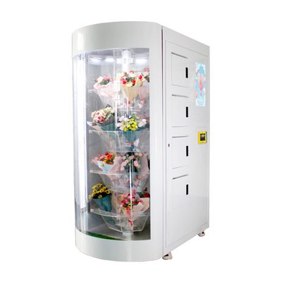 24 Hours Convenience Store Self-Service Fresh Flower Vending Machine with Refrigerator and Humidifier
