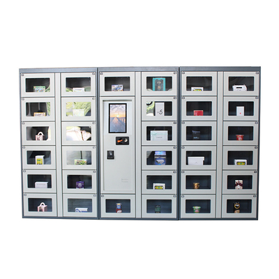 Intelligent Vending Locker Vegetables Eggs With Remote Manage System Touch Screen