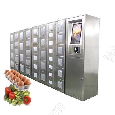 Smart 24 Hours Egg Vending Lockers Machine Formal Self Service Vegetable