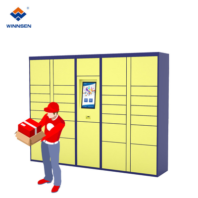 Indoor Security Parcel Delivery Locker With Remote Control Platform Camera Option