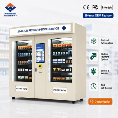 کیفیت Winnsen 24H Emergency Medicine Dispensing Machine Patient ID Verification for Hospital ER کارخانه