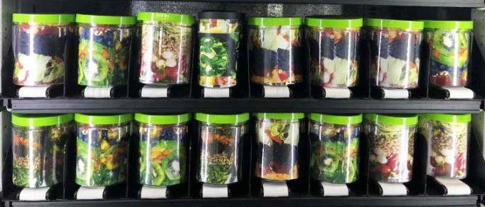 ماژول پرداخت بدون نقد ماشین فروش کیک کوچک و پلت فرم مدیریت تبلیغات 1