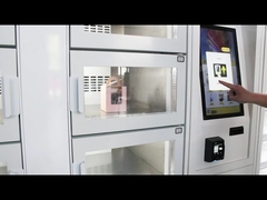 صفحه لمسی مزرعه ATM کسب و کار خود هوشمند تخم مرغ بسته بندی شده یخچال فروش قفسه